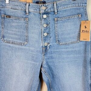 Polo Ralph Lauren Light Blue High-Waist Tompkins Jeans 31 NWT